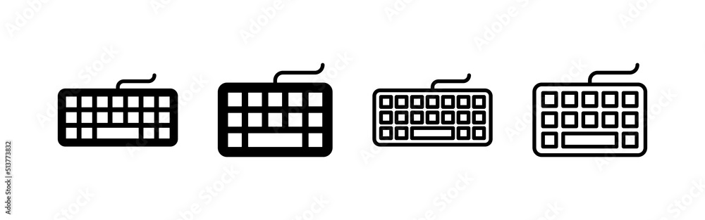 Keyboard icon vector. keyboard sign and symbol Keyboard icon vector. keyboard sign and symbol