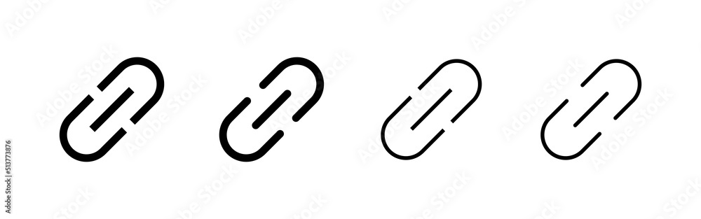Link icon vector. Hyperlink chain sign and symbol Link icon vector. Hyperlink chain sign and symbol