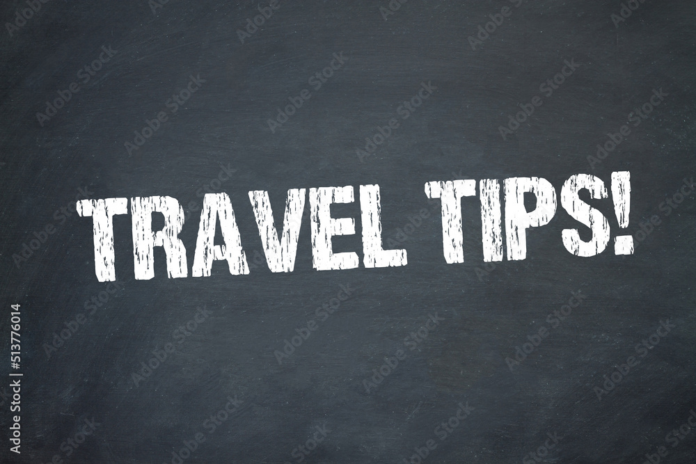 Obraz premium Travel Tips!