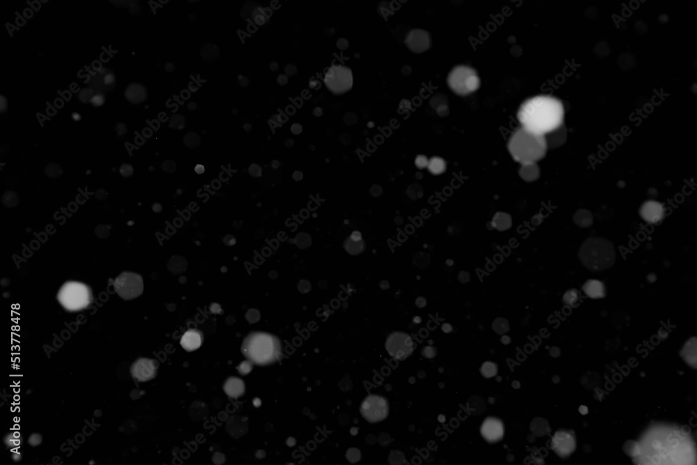 Snow background. Snow on a black background. Snowflakes for overlay. Snow background. Snow on a black background. Snowflakes for overlay.