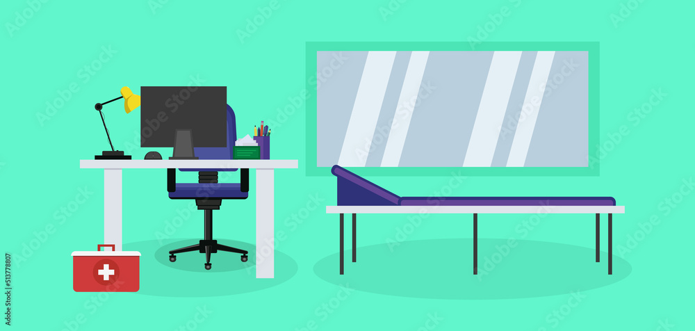Medical interior and equipment in the hospital. Medical interior and equipment in the hospital.