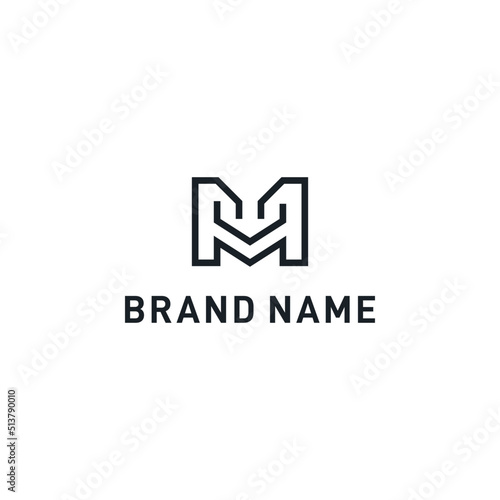 Free Download Letter M Monogram Logo Design - GFXLoad