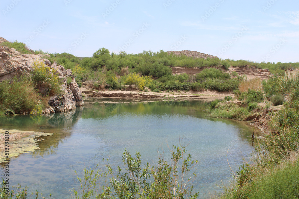 Rio Grande River at Big Bend National Park in Texas Rio Grande River at Big Bend National Park in Texas