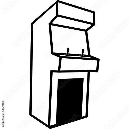 Arcade game machine icon