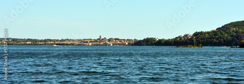 village of Marta lake of Bolsena Viterbo Italy photo