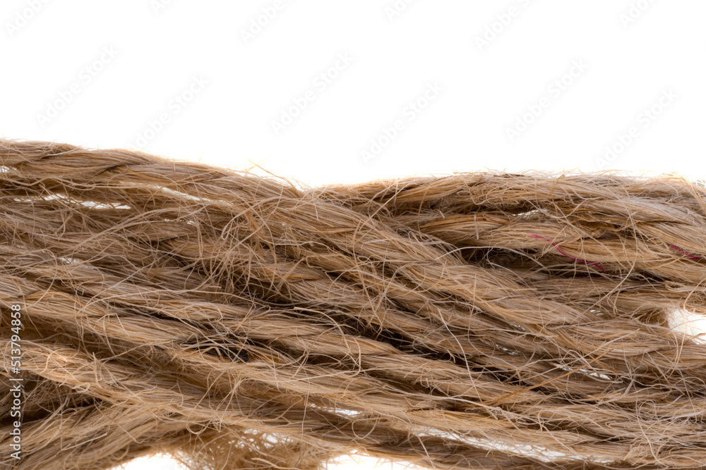 Fototapeta premium twine isolated on white background