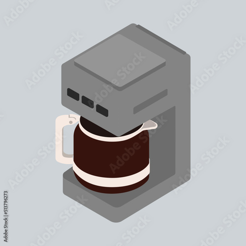 Isometric Coffee Maker