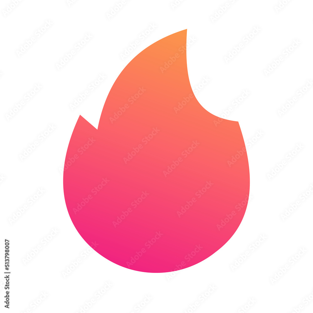 Fire icon. Fire flame sign isolated on white background Fire icon. Fire flame sign isolated on white background