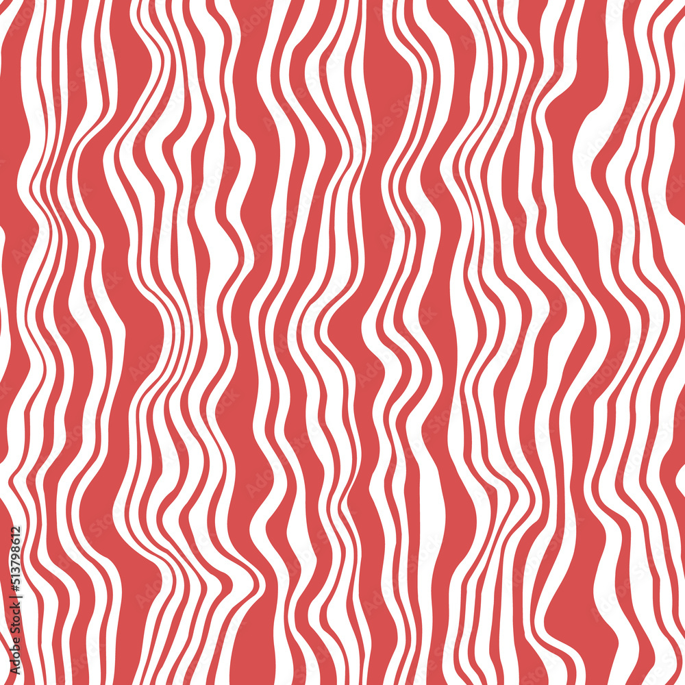 Vector seamless striped pattern with optical illusion. Simple design for wrapping paper, wallpaper, textile, stationery. Vector seamless striped pattern with optical illusion. Simple design for wrapping paper, wallpaper, textile, stationery.