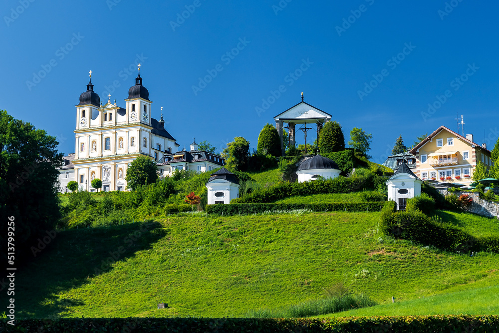 Fototapeta premium Wallfahrtskirche Maria Plein, Salzburg, Österreich
