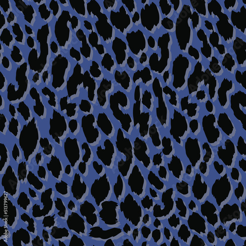 Abstract leopard skin vector seamles pattern.  irregular brush spots and  backgrounds. Abstract wild animal skin print. Simple irregular geometric design.