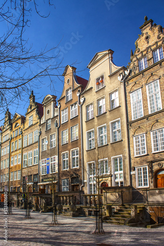 Dluga Street in Gdansk, Poland