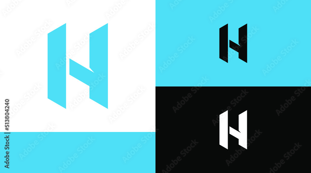 letter h Monogram Logo Design Concept letter h Monogram Logo Design Concept