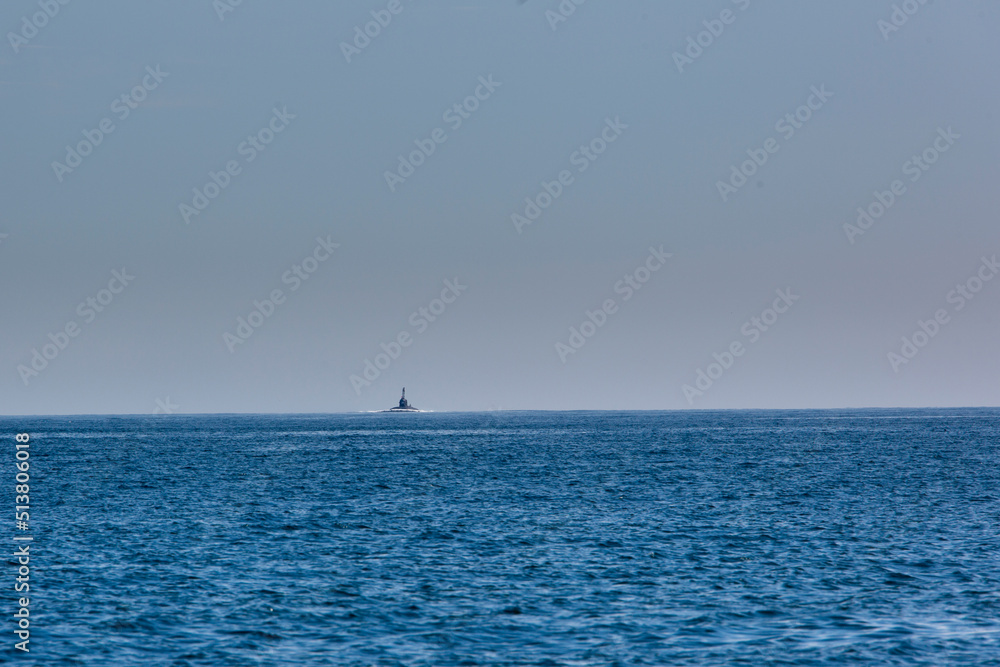 U-Boot am Horizont - Pazifischer Ozean
