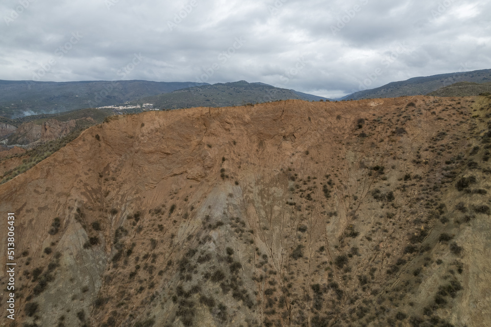 steep and arid terrain in the south of Granada