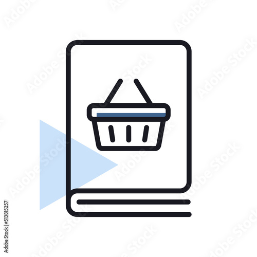 Catalog product vector flat icon