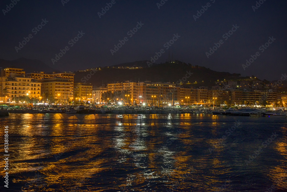 view of the night port