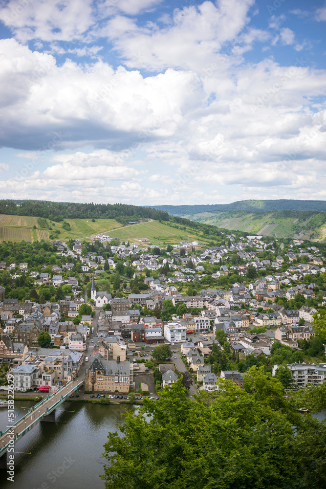 View for a small town in Germany - Traben -Trarbach