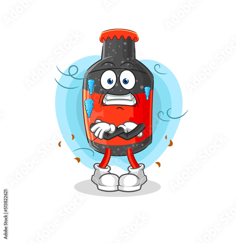 cola cold illustration. character vector