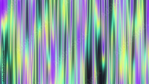 Bright abstract background with iridescent moving stripes, rainbow effect, fluidity flowing texture, slow motion blur waves, modern design, 4k animation, loop stock video photo