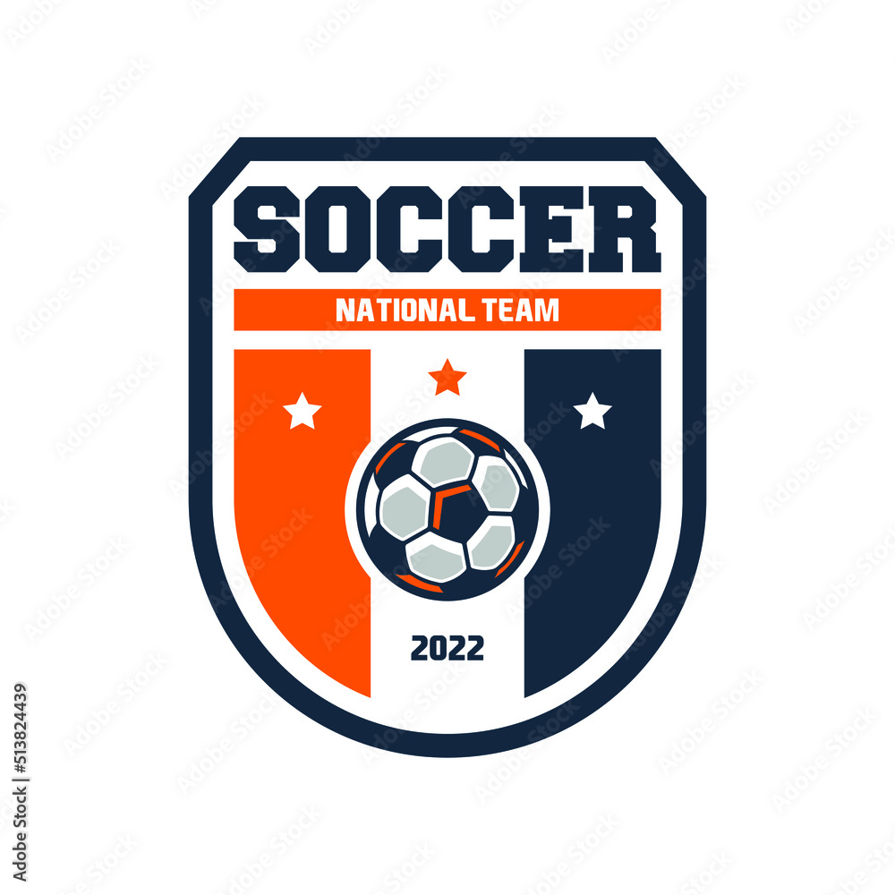 New Soccer Football Logo Template Official Editorial Stock Image -  Illustration of badge, club: 134846474