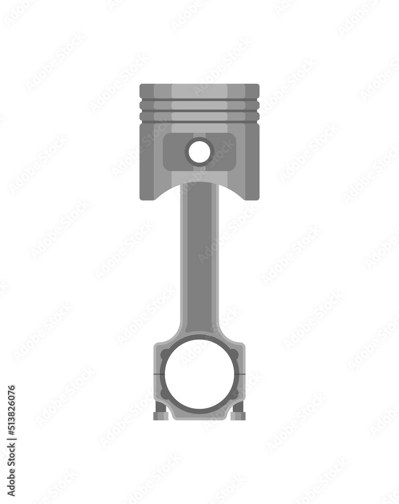 Engine piston isolated sign. motorcycle pistons icon. Car workshop symbol Engine piston isolated sign. motorcycle pistons icon. Car workshop symbol