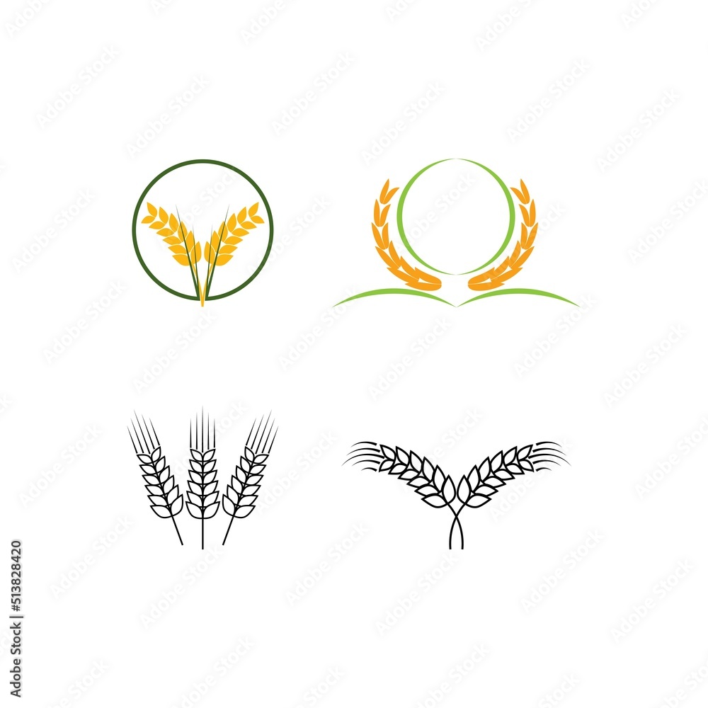 Wheat Agriculture logo