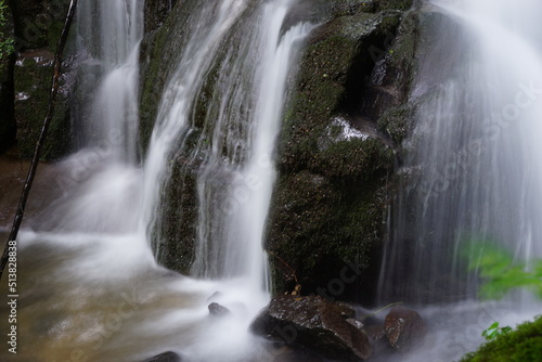 waterfall in the Oirase Gorge                        