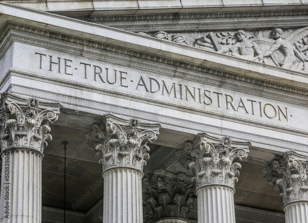 Obraz premium The true administration