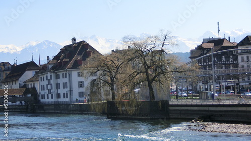 river in the city