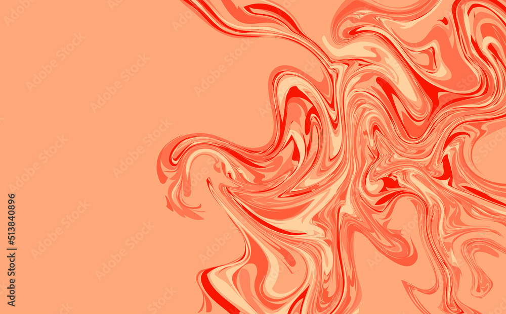 Fototapeta premium Colorful marble pattern. Abstract liquid wavy background.
