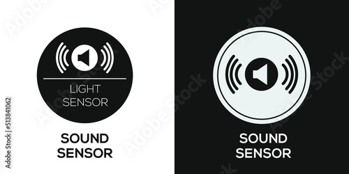 Creative (Sound Sensor) Icon, Vector sign.