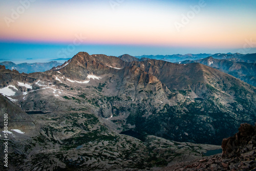 Rocky Mountain National Park from Longs Peak © Scott