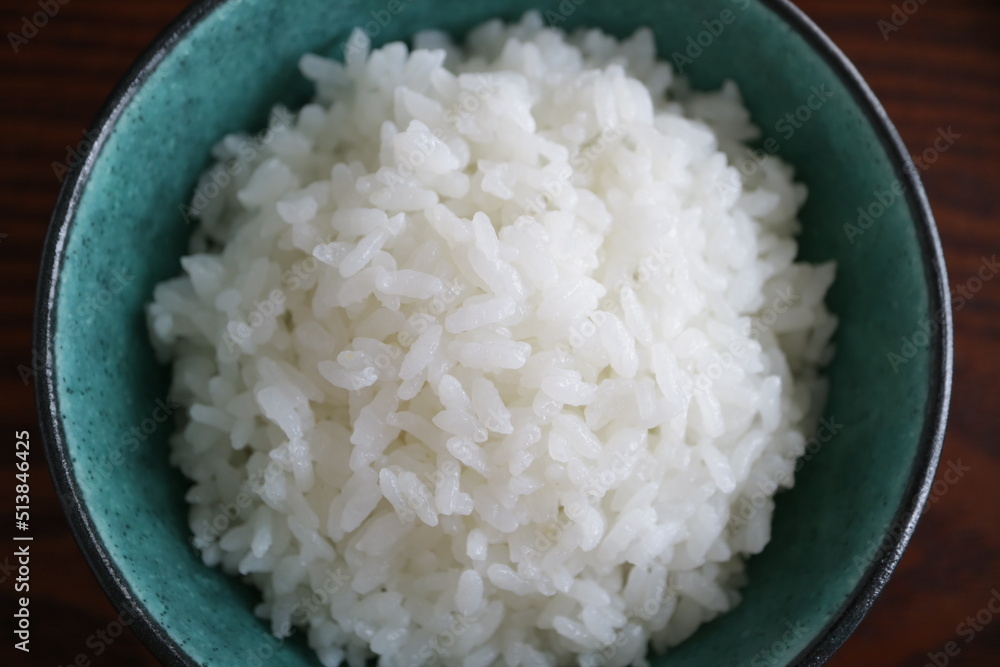 真上から撮った白ご飯 真上から撮った白米 真上から撮った白ご飯 真上から撮った白米