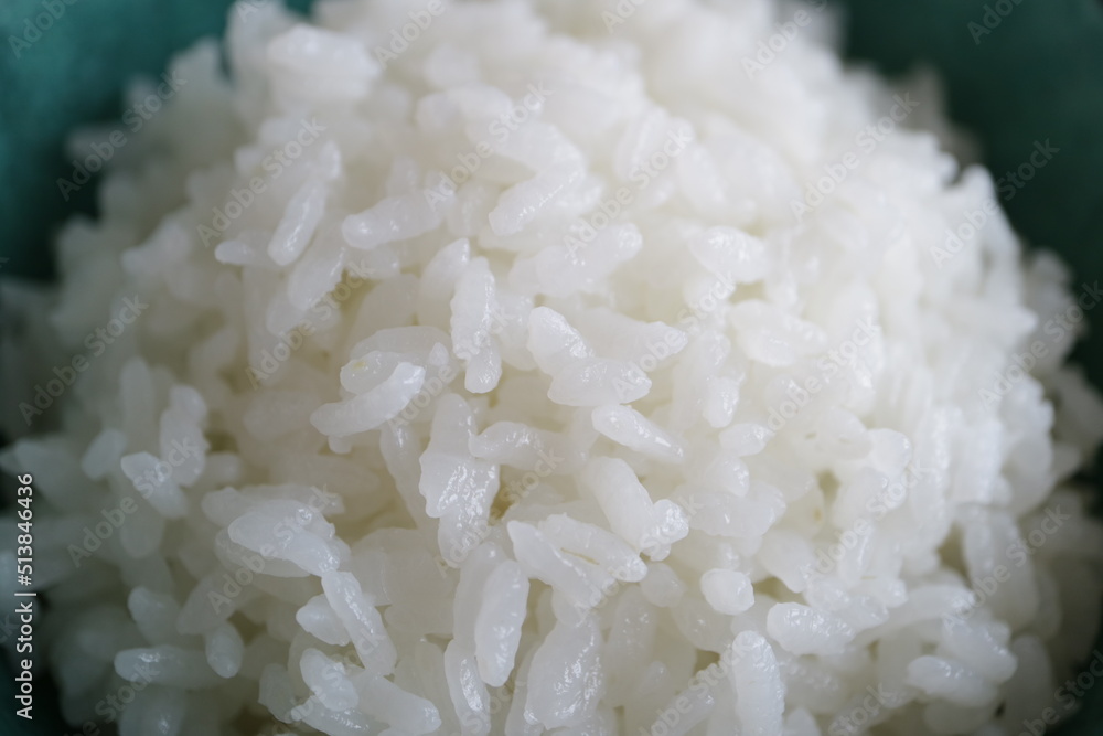 白ご飯 アップ 粒の立った 白ご飯 アップ 粒の立った