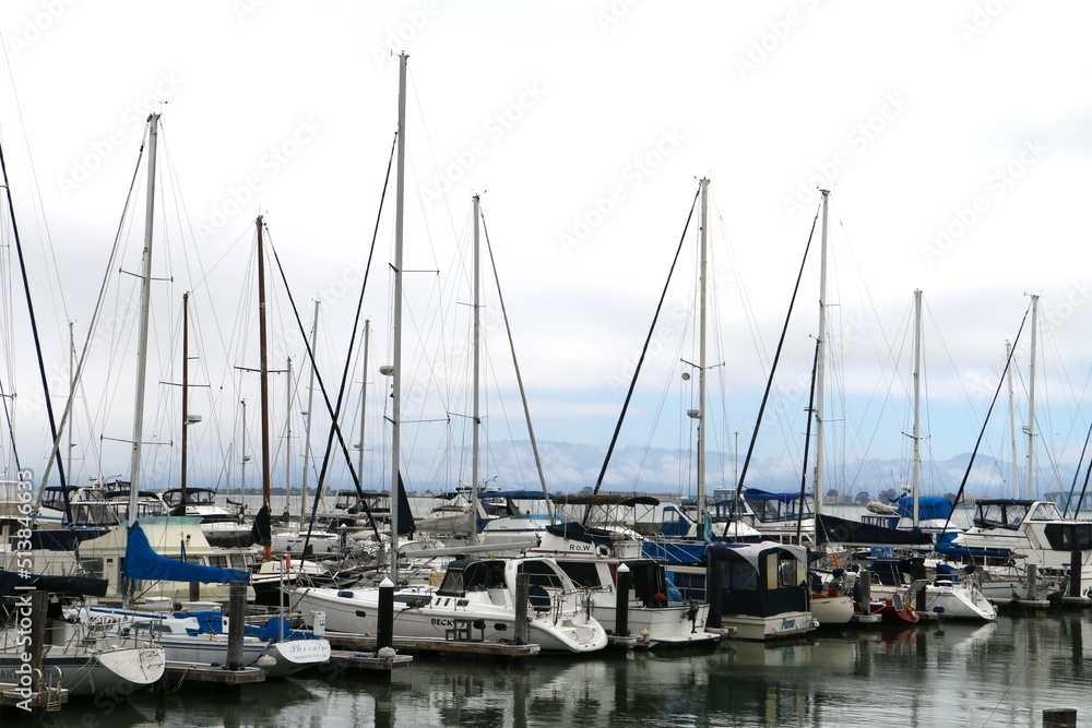 Fototapeta premium yachts in marina