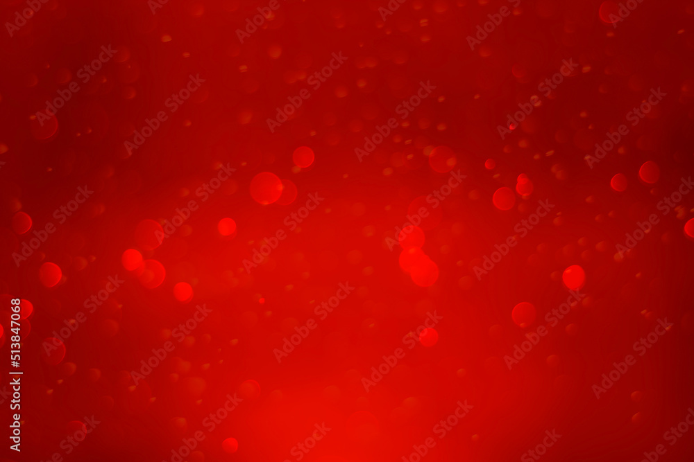 red glitter vintage lights background. red heart boked - obrazy, fototapety, plakaty 