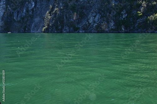 deep green water