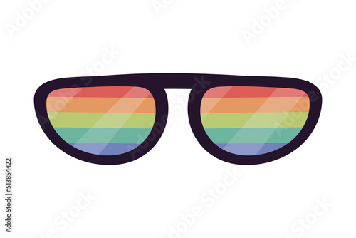 sunglasses rainbow frame