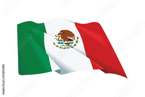 waving flag of mexico