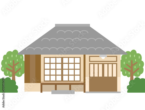 古民家や和風の住宅・お店をイメージしたイラスト