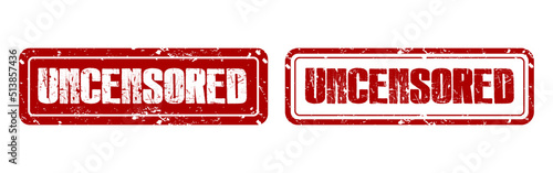 Uncensored red stamp