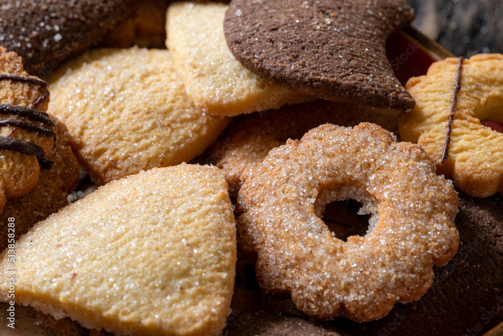 Homemade milk and chocolate cookies for a delicious snack
Homemade milk and chocolate cookies for a delicious snack