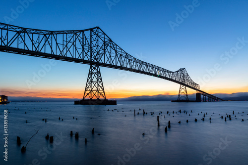 The Astoria–Megler Bridge is a steel cantilever truss bridge in Astoria, Oregon on the Columbia River. It is the longest continuous truss bridge in North America.