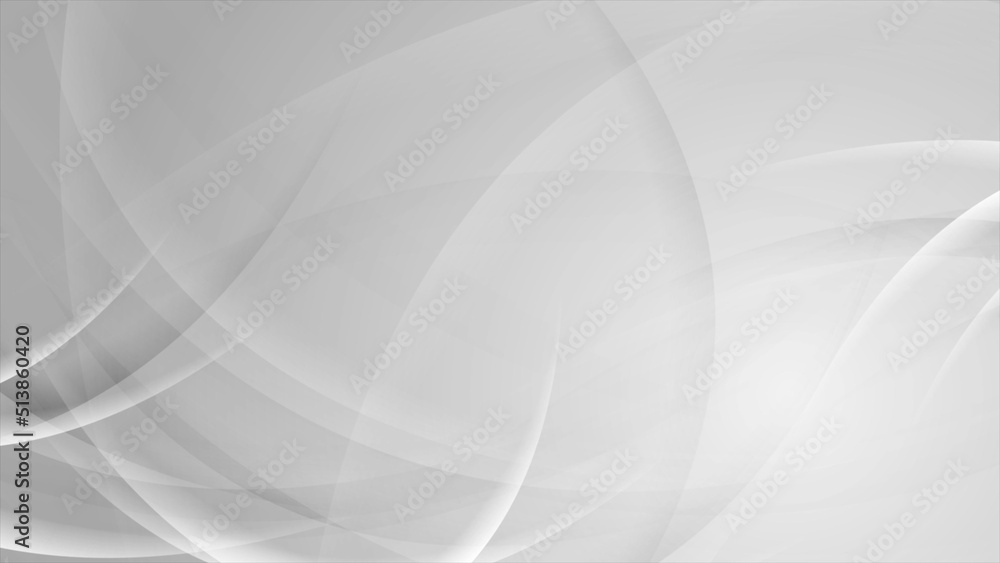 Grey white glossy waves abstract elegant background Grey white glossy waves abstract elegant background