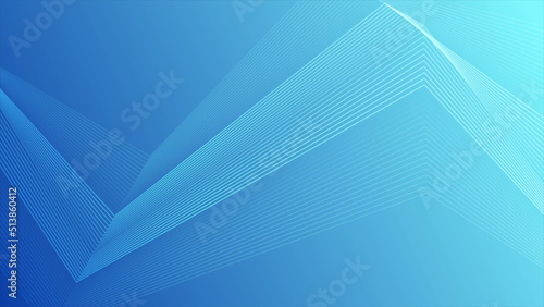 Blue cyan minimal lines abstract futuristic tech background