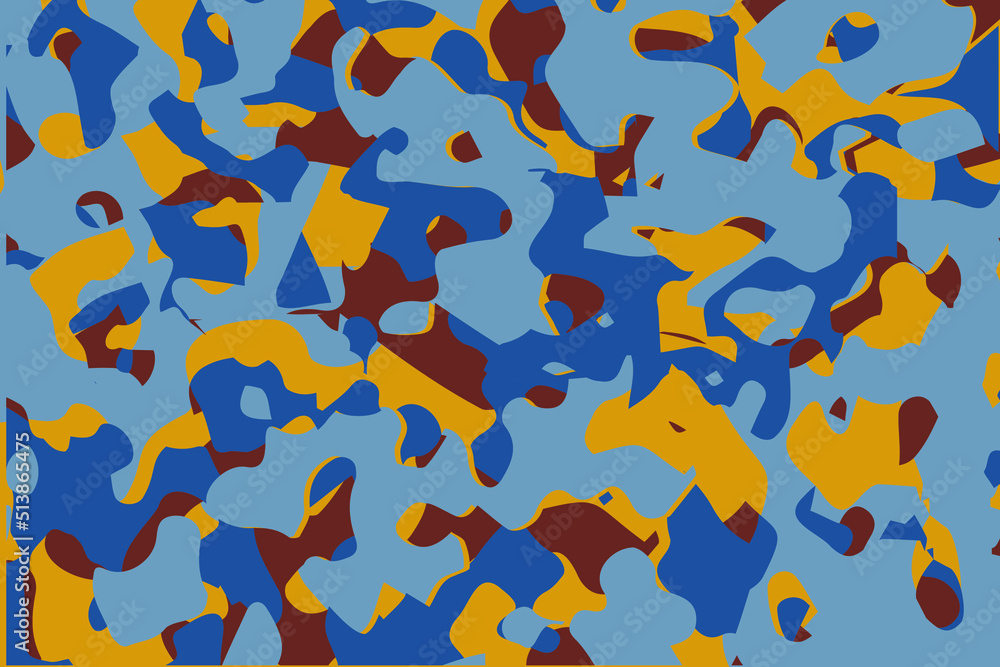 Colorful camouflage pattern, texture seamless background