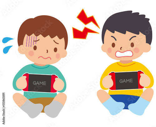 携帯ゲームでのトラブル