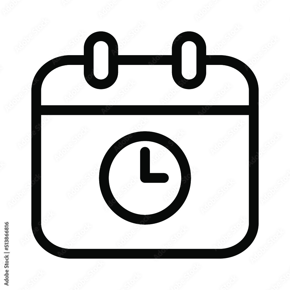 Illustration Vector Graphic of Calendar icon template Illustration Vector Graphic of Calendar icon template
