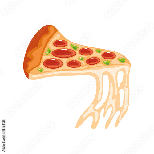 pizza melted cheese